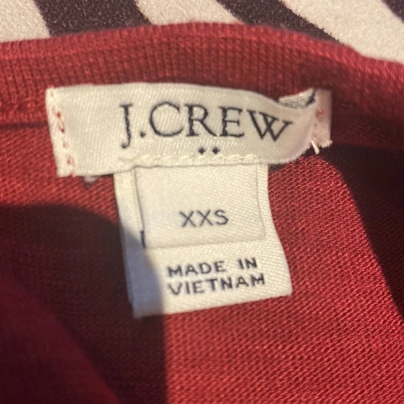 J Crew burgundy  tank top Sz XXS - Picture 5 of 11